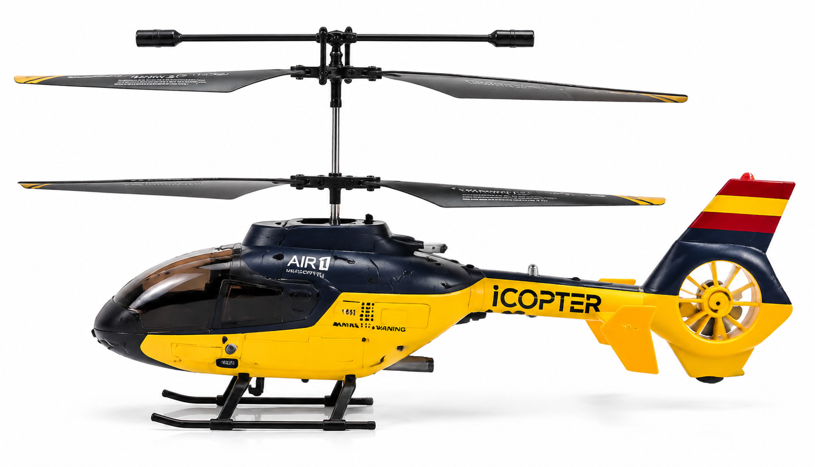 2.4GHz Remote Control Helicopter Toy | Rechargeable RC Flying Helicopter with LED Lights | Indoor & Outdoor Drone for Kids